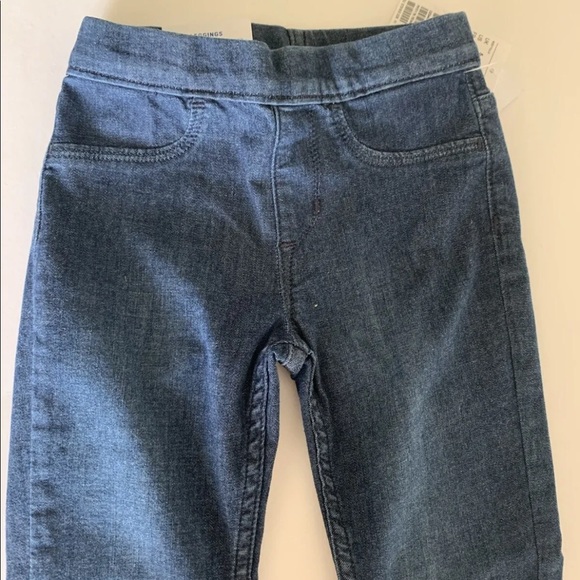 H&M  Girls Blue Denim Jeggings  Leggings 6 - Picture 3 of 12